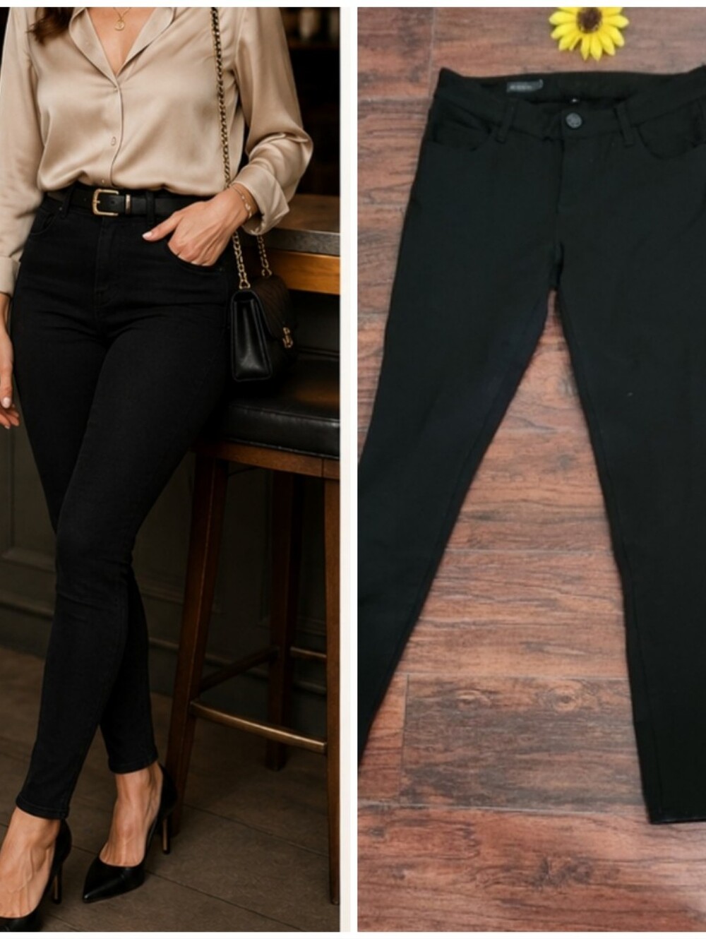 Kut From The Kloth - Mia High Rise Jet Fab Ab Toothpick Skinny Jeans ♠️